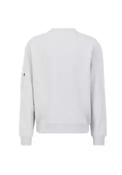 Толстовка LOGO EDGE CREWNECK Alpha Industries, серый