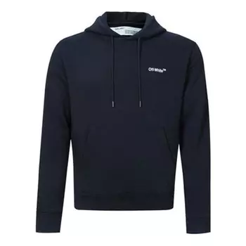 Толстовка logo embroidered black ordinary version 'black white' Off-White, черный