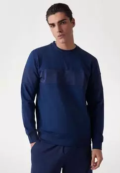 Толстовка LOGO Guess, темно-синий
