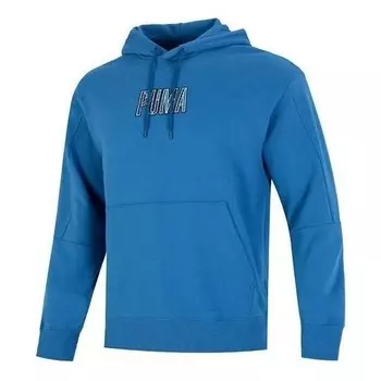 Толстовка logo hoodie 'blue' Puma, синий