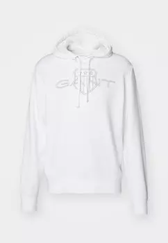 Толстовка Logo Hoodie GANT, белый