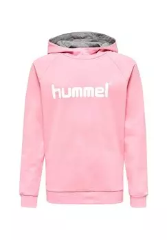 Толстовка LOGO HOODIE UNISEX Hummel, цвет light pink
