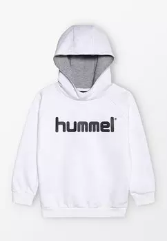 Толстовка LOGO HOODIE UNISEX Hummel, цвет white
