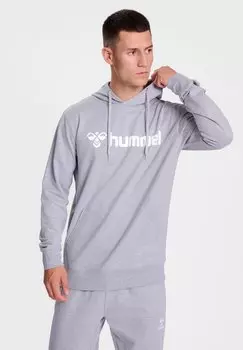 Толстовка LOGO Hummel, цвет grey melange