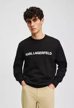 Толстовка LOGO KARL LAGERFELD, черный