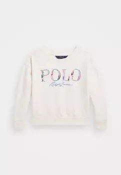 Толстовка LOGO LOOPBACK FLEECE BOXY SWEATSHIRT Polo Ralph Lauren, белый