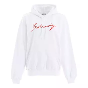 Толстовка logo printing white Balenciaga, белый
