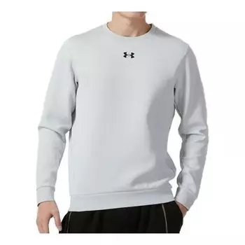 Толстовка logo sweatshirt 'white' Under Armour, белый
