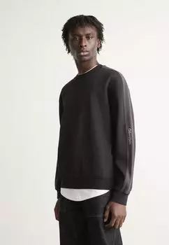 Толстовка LOGO TAPE CREW NECK Calvin Klein Jeans, черный