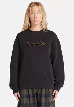 Толстовка Logo Texture Crew Timberland, черный