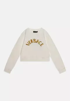 Толстовка LOGO Versace, цвет bianco/oro