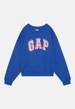 Толстовка LOGO WEDGE CREW GIRLS GAP, синий