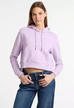 Толстовка LOGOPRINT Guess Jeans, фиолетовый