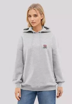 Толстовка LONDON RED BUS BESTICKT - Hoodie F4NT4STIC, серый