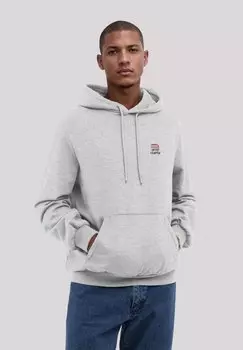 Толстовка LONDON RED BUS BESTICKT - Hoodie F4NT4STIC, серый