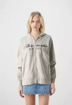 Толстовка LONG LIFE LOGO HOODED Abercrombie & Fitch, песочный