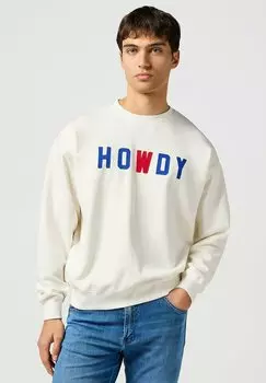 Толстовка LONG SLEEVE GRAPHIC CREW Wrangler, кремовый