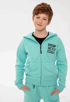 Толстовка LONG SLEEVE WITH PRINT MINOTI, цвет mint