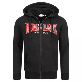 Толстовка Lonsdale Birmingham Lp277 Full Zip, черный