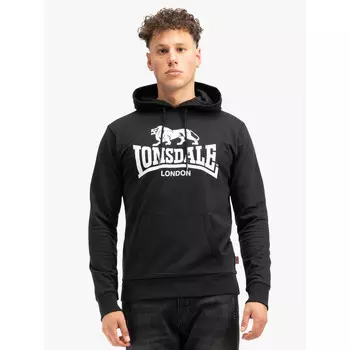 Толстовка Lonsdale, черный/белый