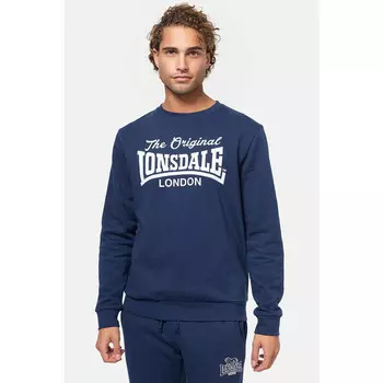 Толстовка Lonsdale, цвет navyblau/weiss