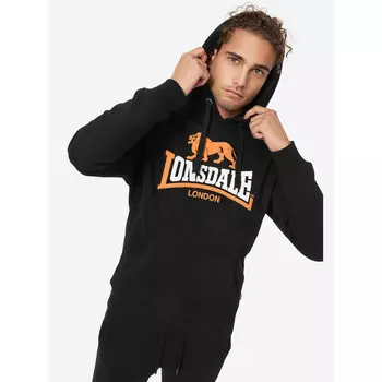 Толстовка Lonsdale, цвет schwarz/mango