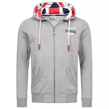 Толстовка Lonsdale Dittisham Full Zip, серый