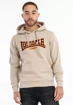 Толстовка Lonsdale Hoodie Hooded Classic Ll002, бежевый