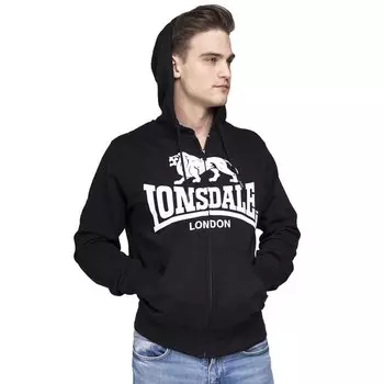 Толстовка Lonsdale Krafty Full Zip, черный