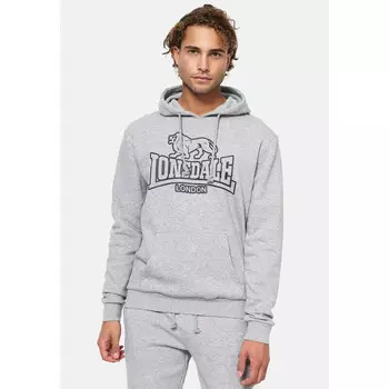 Толстовка Lonsdale, серый/черный