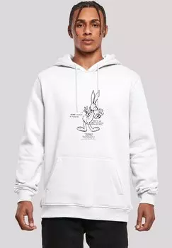 Толстовка LOONEY TUNES BUGS BUNNY WHITE BELLY F4NT4STIC, цвет white
