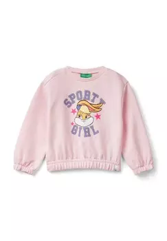 Толстовка LOONEY TUNES CREW NECK United Colors of Benetton, розовый