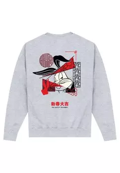 Толстовка LOONEY TUNES UNISEX YOTR BUGS BUNNY Henry Tiger, цвет Mottled Light Grey