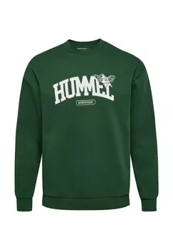 Толстовка LOOSE CREWNECK UNIVERSITY BEE Hummel, темно-зеленый