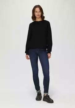 Толстовка LOOSE FIT MIT STRUKTUR QS, черный