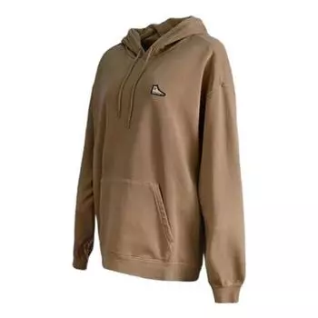 Толстовка loose fit sneakers patch hoodie 'nomad khaki' Converse, хаки