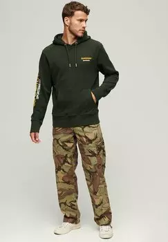 Толстовка Loose Logo Superdry, цвет academy dark green
