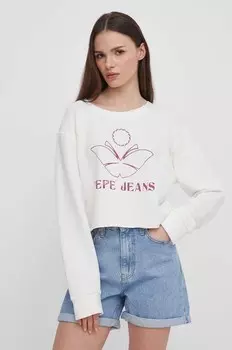 Толстовка Lorelai из хлопка Pepe Jeans, бежевый