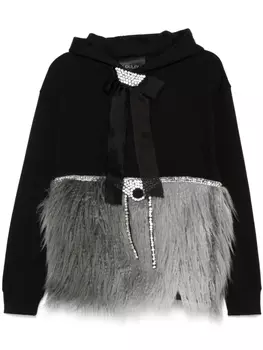 Толстовка Loulou, украшенная стразами, черный