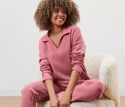 Толстовка Lounge Tchibo, палисандр