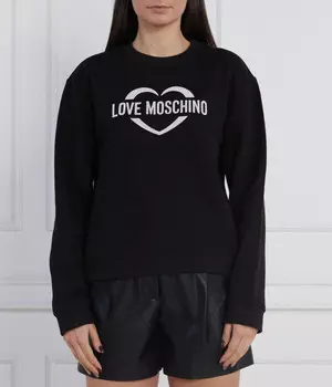 Толстовка Love Moschino Regular Fit, черный