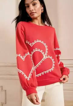 Толстовка Love & Roses, красный