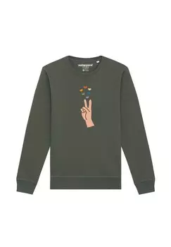 Толстовка LOVE watapparel, хаки