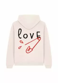 Толстовка LOVEBROD BACK PRINT UNISEX HEAVYWEIGHT - Hoodie Mira Paris, кремовый