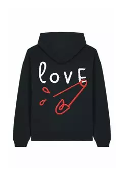 Толстовка LOVEBROD BACK PRINT UNISEX HEAVYWEIGHT - Hoodie Mira Paris, черный