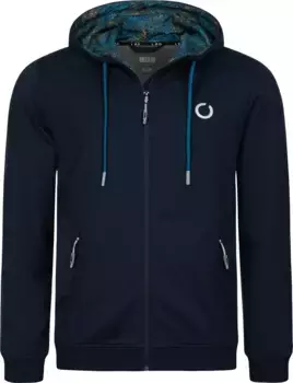 Толстовка LPO с капюшоном "SWEAT GILFORD II MEN", с контрастными деталями, цвет морской волны