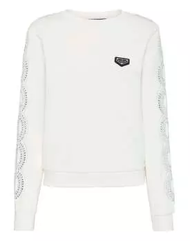 Толстовка LS Crystal Cable PHILIPP PLEIN, кремовый