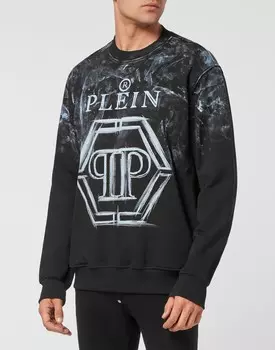 Толстовка LS Hexagon Philipp Plein, черный