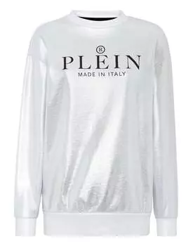 Толстовка LS Iconic Plein PHILIPP PLEIN, серебряный
