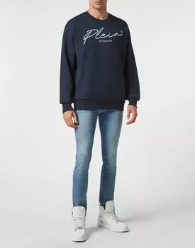Толстовка LS Signature Philipp Plein, темно-синий